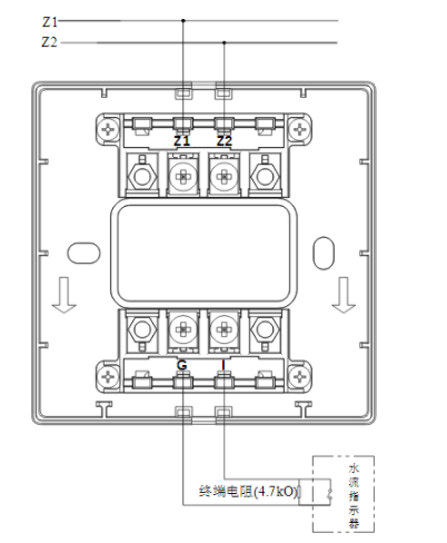 浙江浙江海湾消防GST-LD-8300B输入模块常开无源触点接线图